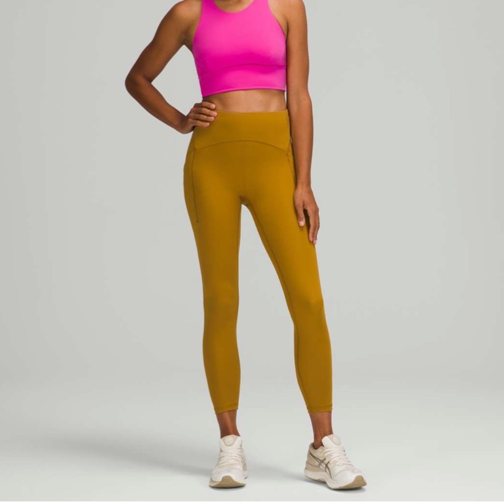 Lululemon Power Thru High-Rise Tight 25"
Gold Spice